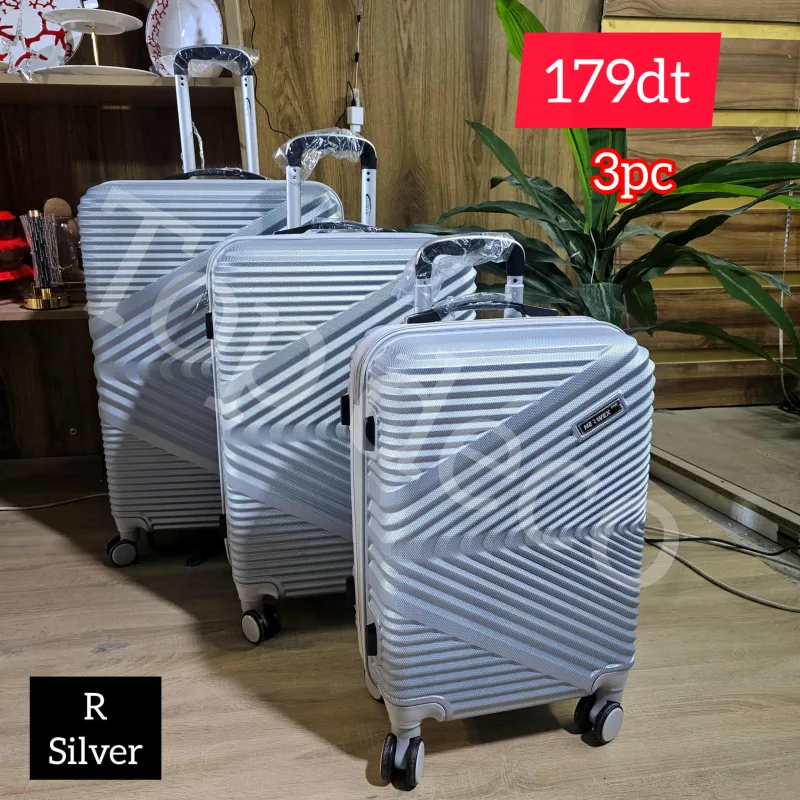 Série Valise 3 Pièces Herwex Silver | Top Déco Tunisie