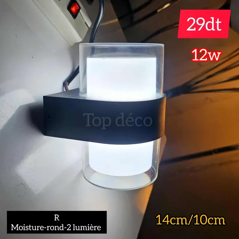 Applique Murale Ronde LED 6W – Éclairage Blanc Chaud 3000K | Top Déco Tunisie
