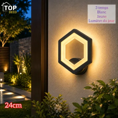 Applique Murale LED Moderne AS1052 – 3 Couleurs Réglables | Top Déco Tunisie