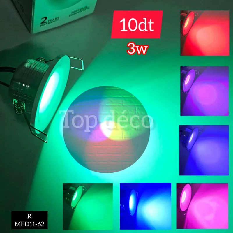 Spot Niche LED RGB Multicolore | Top Déco Tunisie